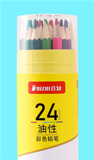 24色彩色鉛筆（油性）