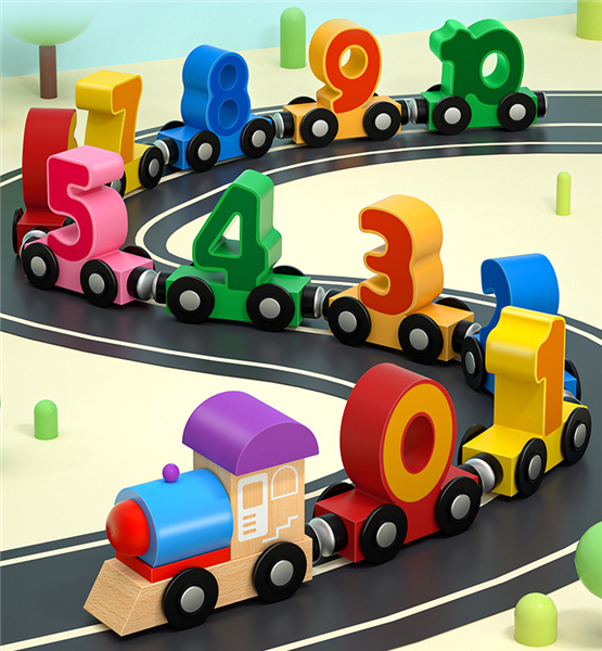 磁性數字小火車